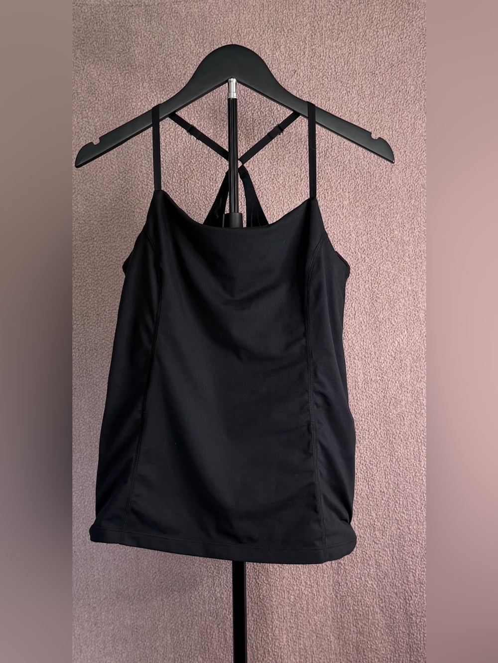 Zella Black Strappy Back Workout Athletic Tank Top M